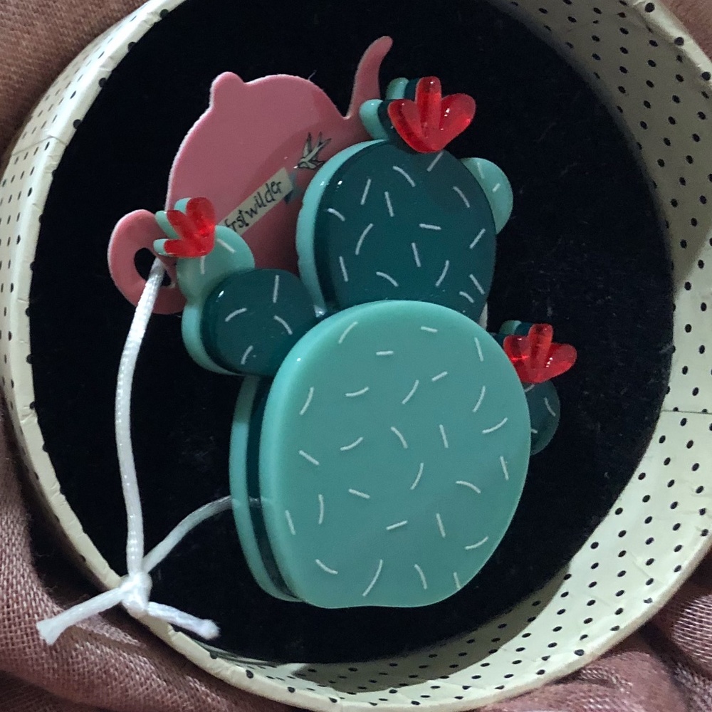 HARD TO FIND, Erstwilder Cuddly Cactus Brooch